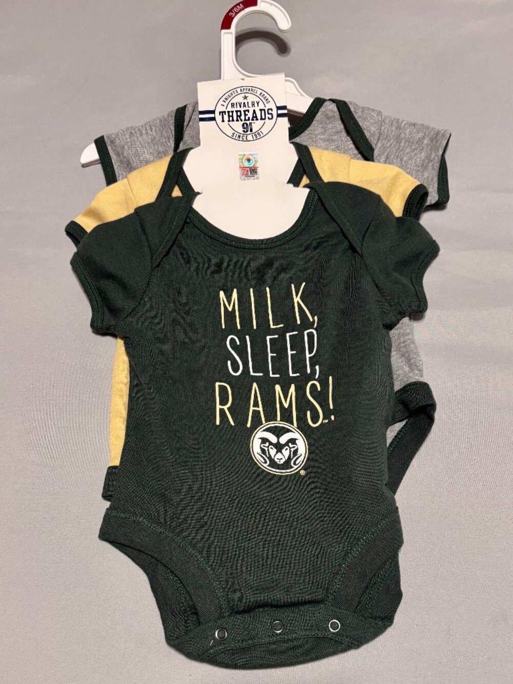 NCAA Colorado State Univ. Onesies